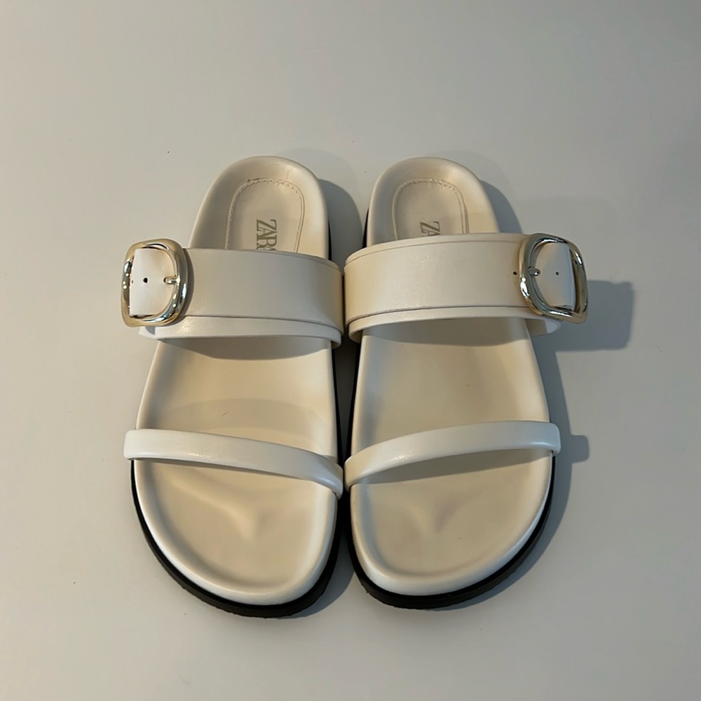 Zara double strap sandals